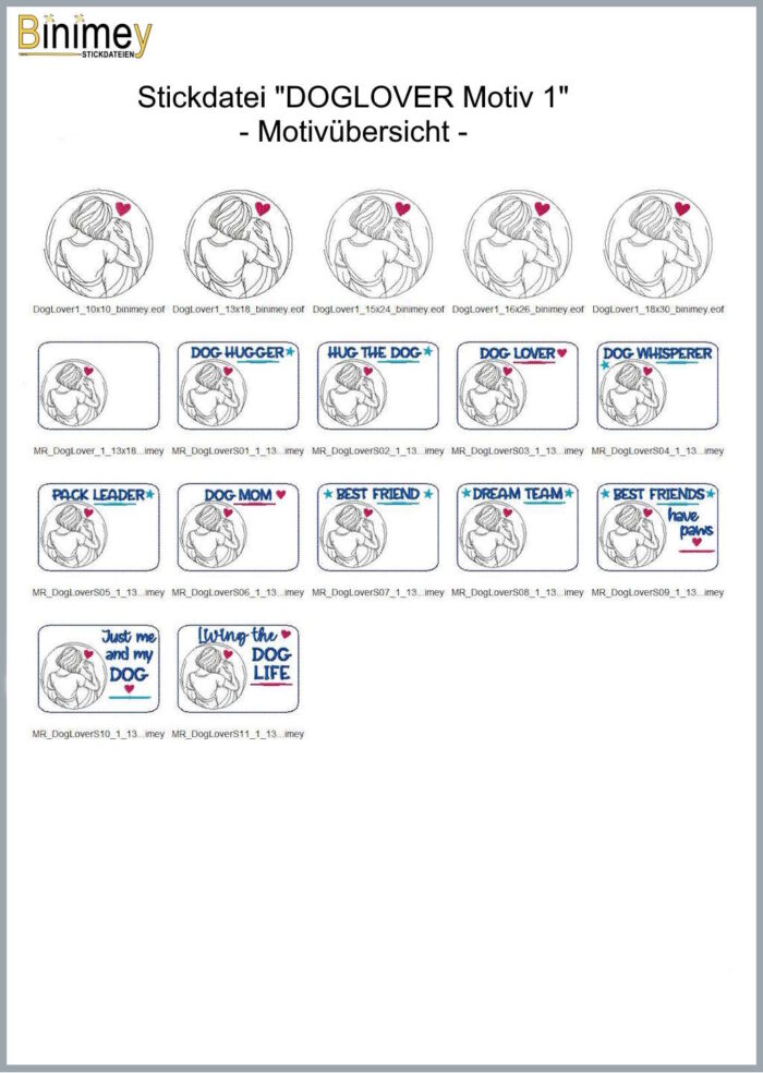 Stickdatei Doglover [Digital] – Bild 3