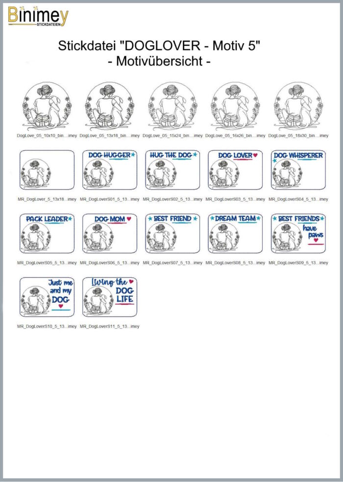 Stickdatei Doglover [Digital] – Bild 7